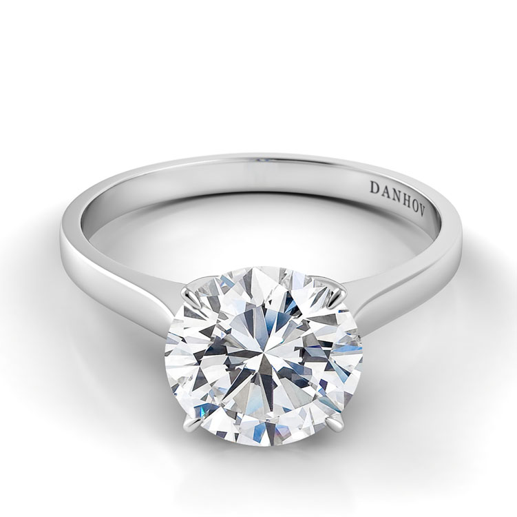 Classico Single Shank Handcrafted Engagement Ring