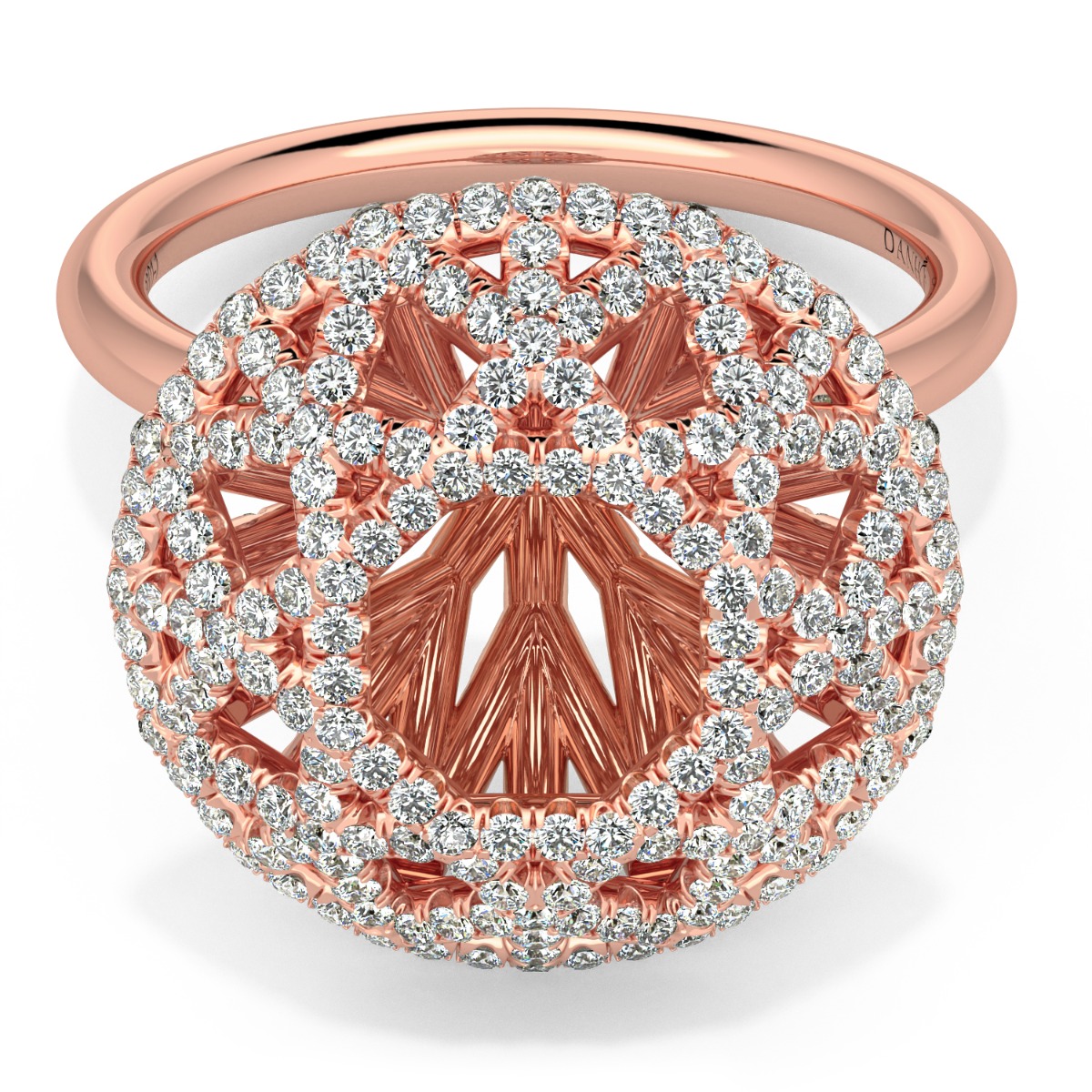Diamante Round Fine Ring
