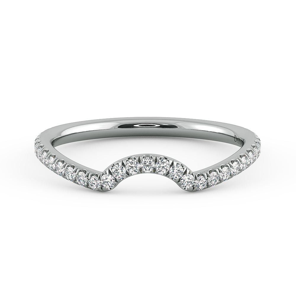 Per Lei Curved Diamond Wedding Band