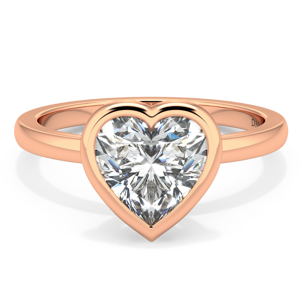 Per Lei Heart Shaped Engagement Ring