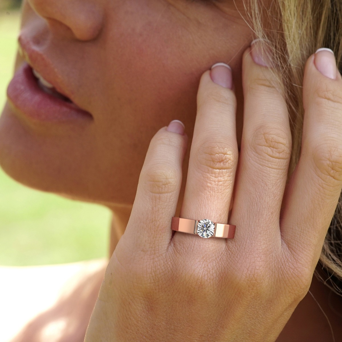 Tension Engagement Ring