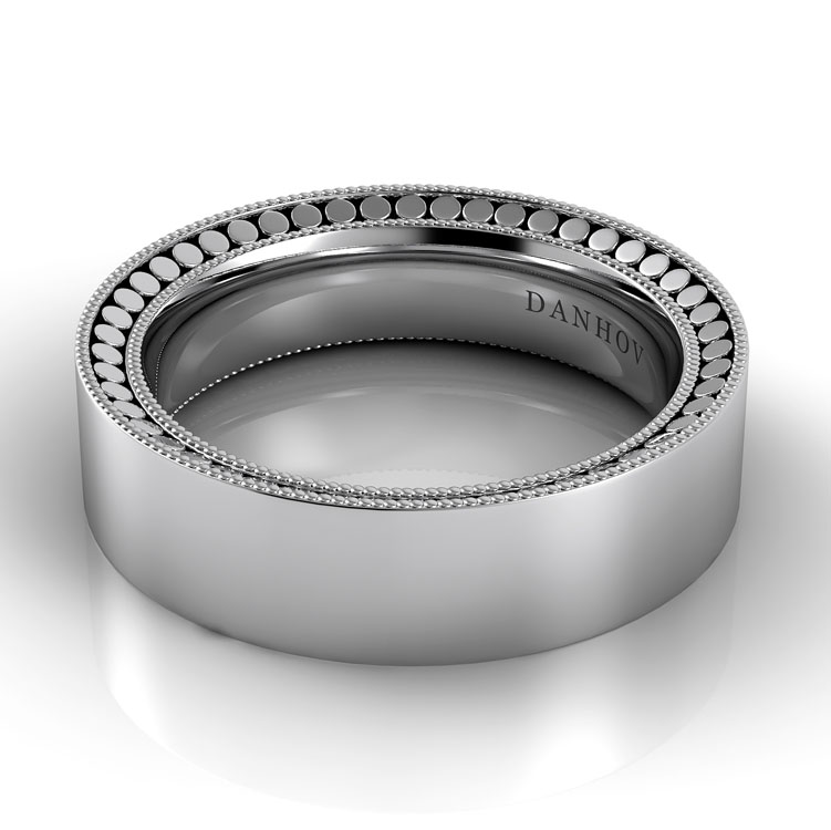 Tubetto Domed Wedding Ring