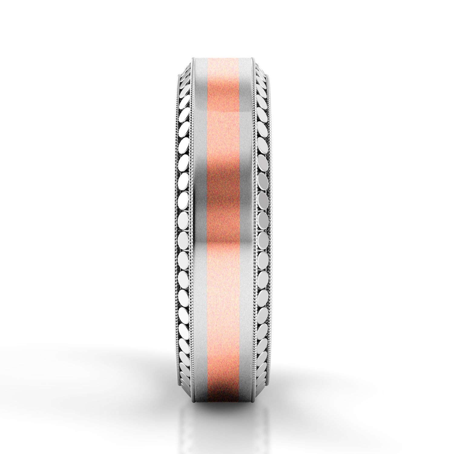 Tubetto Red Designer Wedding Ring for Men
