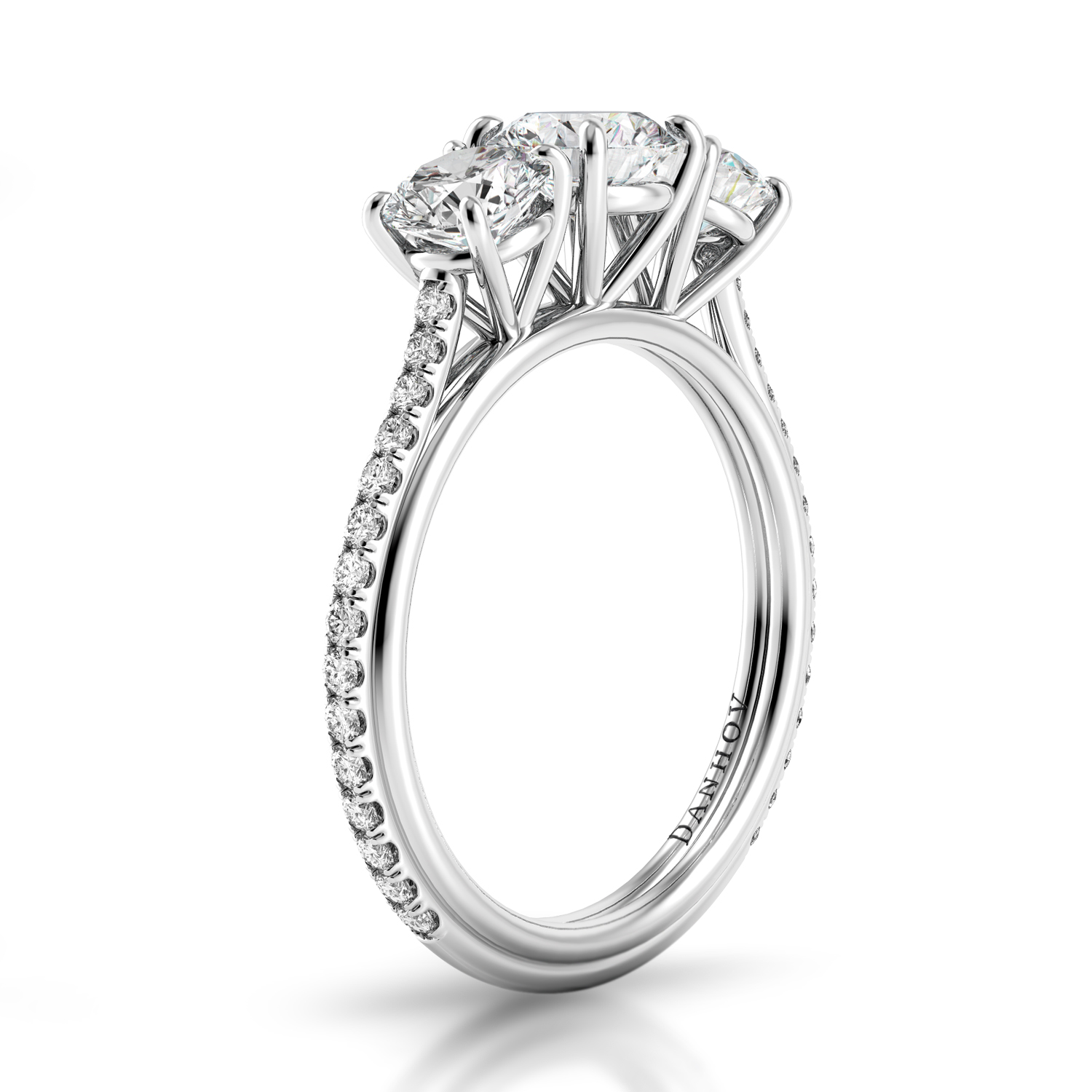 Unito Three Stone Engagement Ring