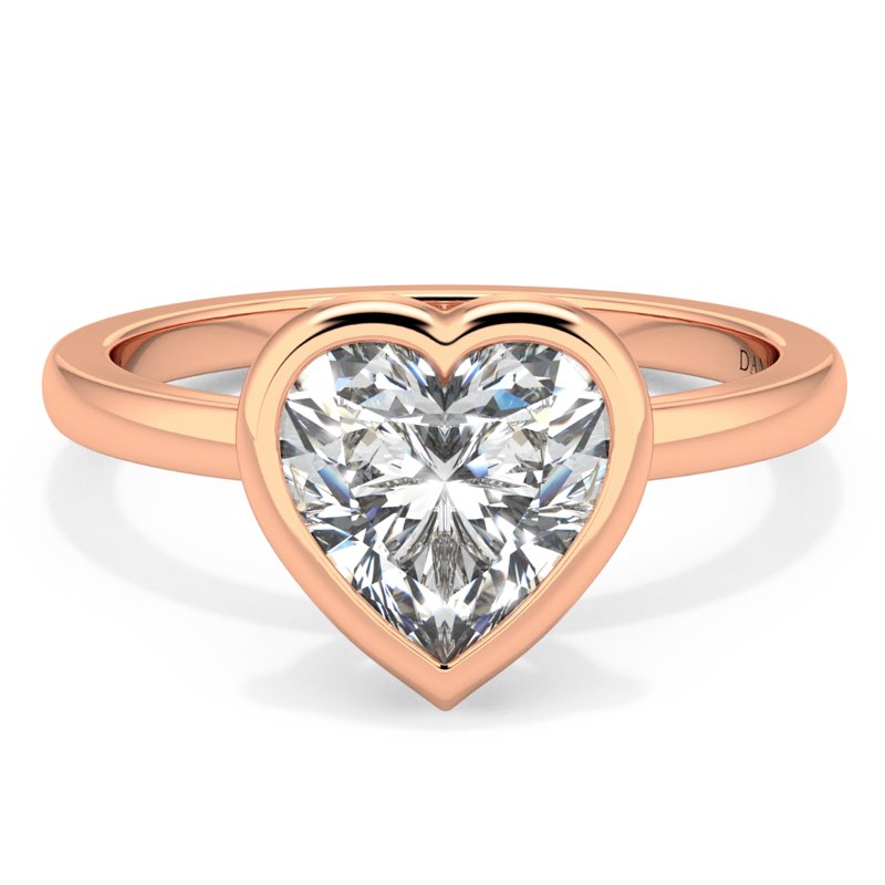 Per Lei Heart Shaped Engagement Ring