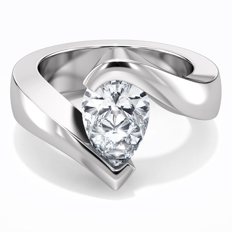 Tension Engagement Ring