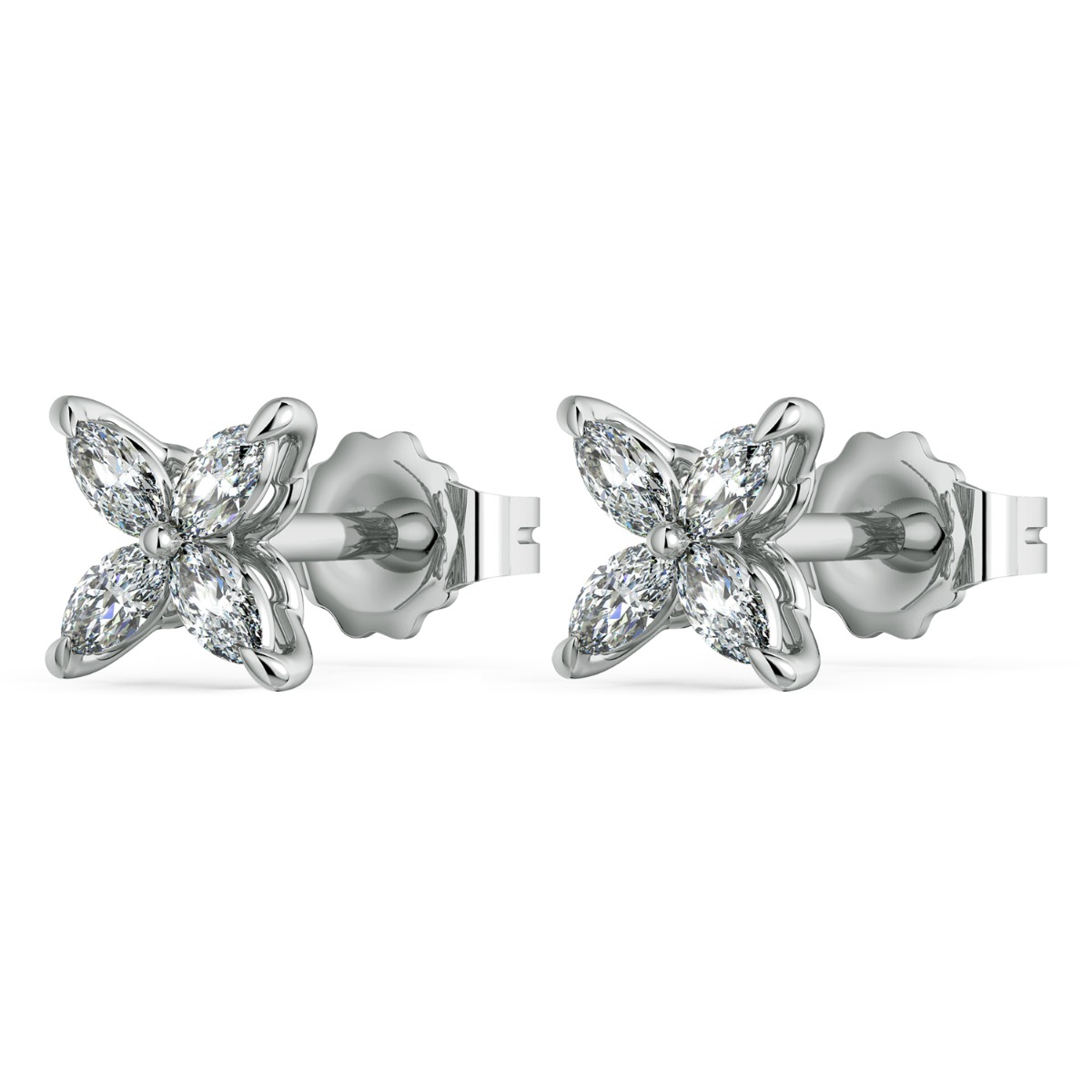 Norme de Flower Diamonds Earrings