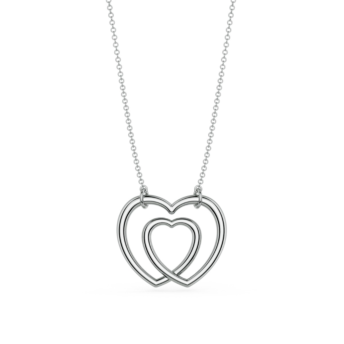Norme de Heart in Heart Diamond Pendant
