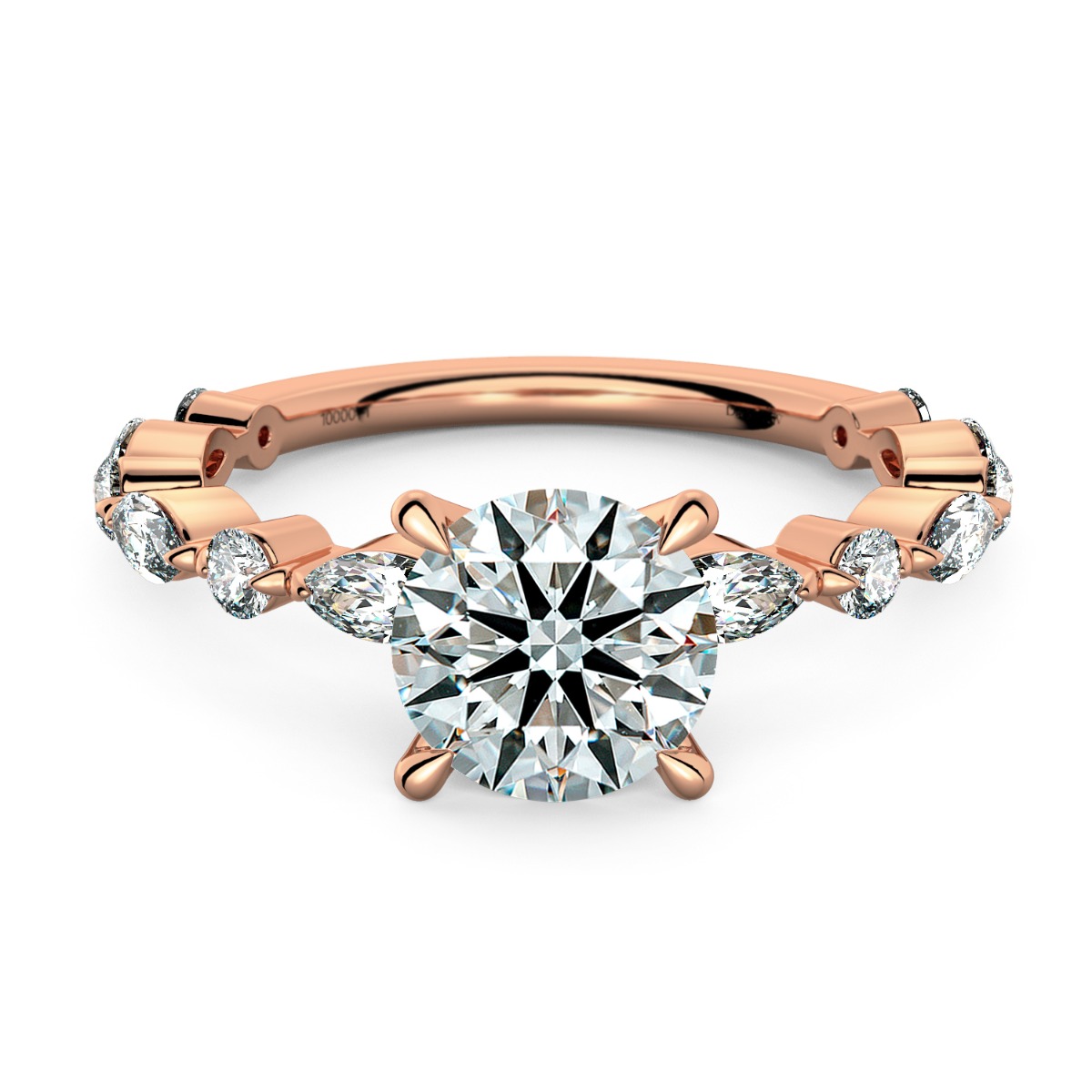 Norme de Versailles Diamond Engagement Ring